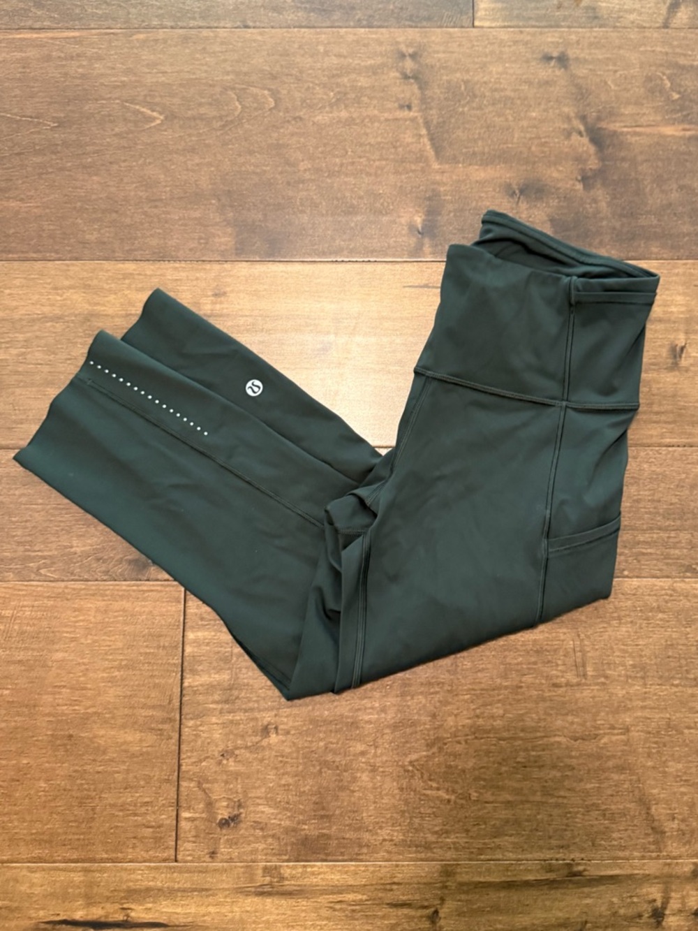 lululemon athletica army/olive green  Performance Leggings - Size 6